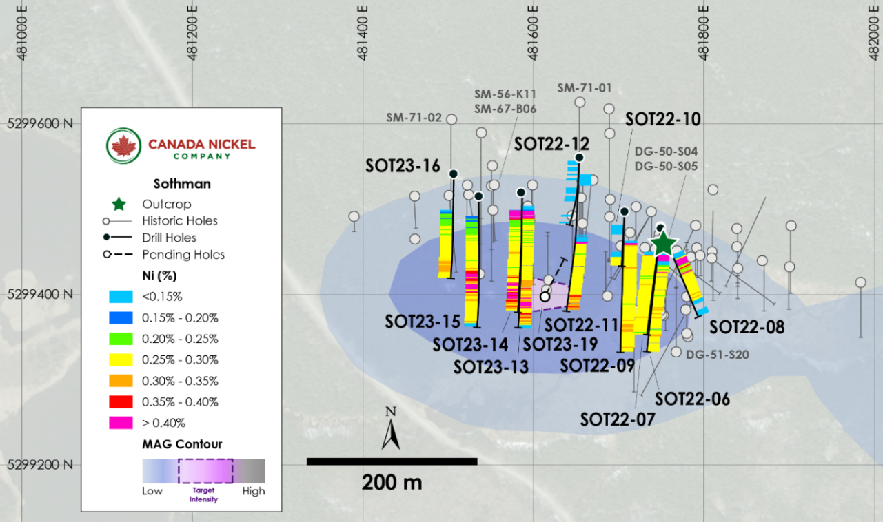 Canada Nickel meldet neue Entdeckung auf dem Grundstück Mann Northwest