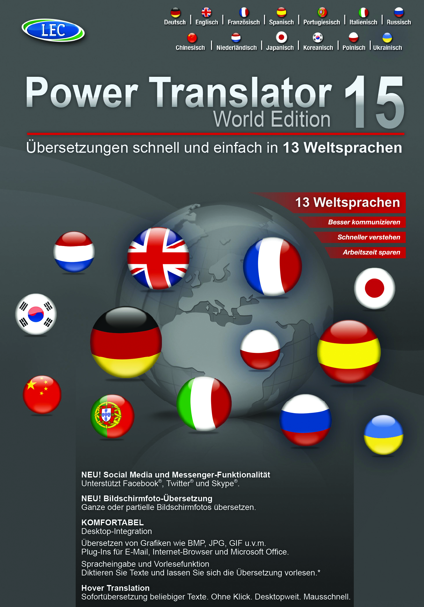 Lec Power Translator World Premium 15 Multilingual V31r9