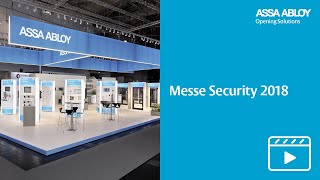 ASSA ABLOY auf der SECURITY 2018