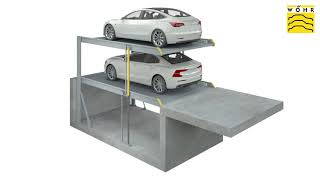 NEU! WÖHR Parklift 450 - Einzelanlagen jetzt mit bis zu 300 cm Plattformbreite!