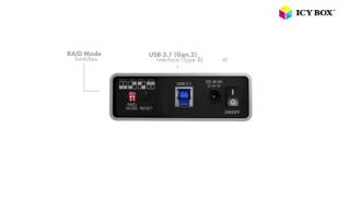 ICY BOX IB-RD2253 - External RAID system for 2x 2.5