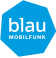 Firmenlogo blau - eine Marke der Telefónica Germany GmbH & Co. OHG