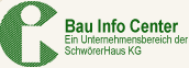 Logo der Firma Bau Info Center Lüftungstechnik ein UB der Schwörer Haus KG
