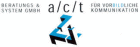 Firmenlogo a/c/t Beratungs & System GmbH