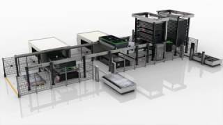 Remmert LaserFLEX Handlingsystem mit Doppelturm BASIC Tower mit 2 Lasern