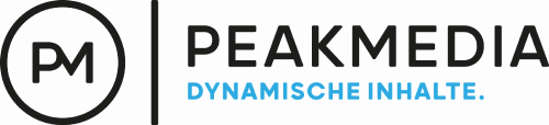 Logo der Firma Peakmedia Digital Signage GmbH