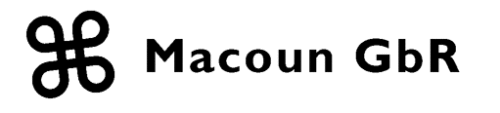 Logo der Firma Macoun GbR