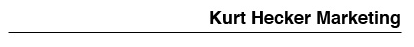 Logo der Firma Kurt Hecker Marketing e. K.