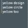Firmenlogo yellow design | yellow circle