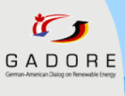 Logo der Firma GADORE German-American Dialog on Renewable Energy