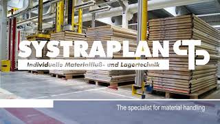 Flächenlager zur Kommissionierung von Türblättern