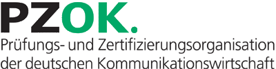 Logo der Firma Prüfungs- und Zertifizierungsorganisation der deutschen Kommunikationswirtschaft (PZOK) GmbH