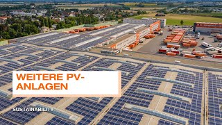 Gebrüder Weiss nimmt weitere Photovoltaikanlagen in Betrieb