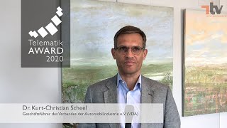 Telematik Award 2020 - Grußwort Dr. Kurt-Chrisitan Scheel