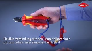 KNIPEX Tethered Tools Werkzeug-Sicherungssystem für Werkzeuge mit Befestigungsöse