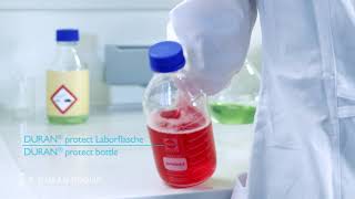 Sicherheit im Labor mit der DURAN® Protect Laborflasche