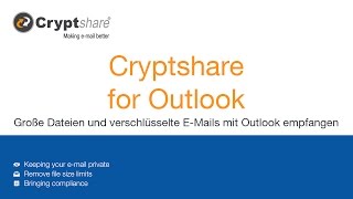 Cryptshare for Outlook: Abrufen