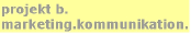 Firmenlogo projekt b.marketing.kommunikation.