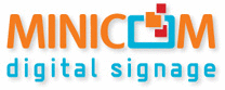 Logo der Firma Minicom Digital Signage