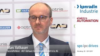 Marc Vathauer im Interview auf der SPS IPC Drives 2017