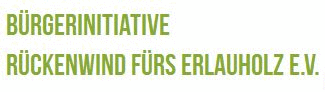 Logo der Firma Bürgerinitiative Rückenwind fürs Erlauholz e.V