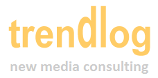 Logo der Firma trendlog new media marketing