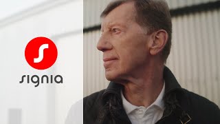 Walter Röhrl trägt Pure Charge&Go AX | Signia Hörgeräte