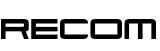 Company logo of RECOM AG