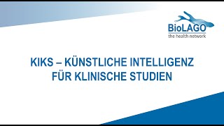 Vorstellung des Projekts KIKS durch den Konsortialfürer Frank Trautwein.