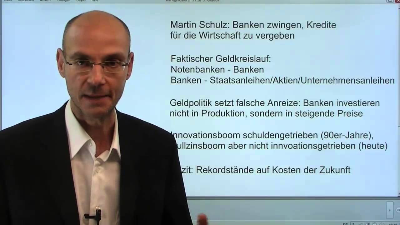 Rekordstände an den Märkten - ist doch alles schick, oder? Faktisch aber erkaufen wir den derzeitigen Nullzins-Hype auf Kosten unserer Zukunft - das billige Geld fließt nicht in die Wirtschaft oder in Innovation , sondern sorgt für asset-Inflation, während in der Realwirtschaft deflationäre Tendenzen zunehmen. Die Geldpolitik der Notenbanken ist die Kraft, die Gutes will - und letztlich Böses schafft..