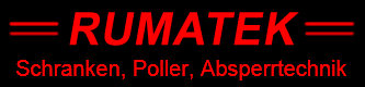Logo der Firma Rumatek GmbH Schranken, Poller, Absperrtechnik