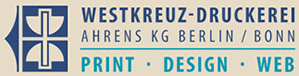 Logo der Firma Westkreuz-Druckerei Ahrens KG Berlin/Bonn