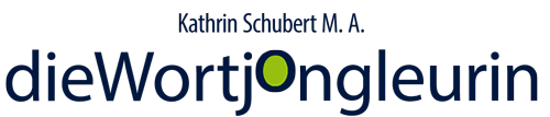 Logo der Firma Kathrin Schubert - die Wortjongleurin