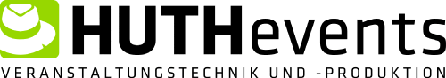 Logo der Firma HUTHevents Veranstaltungstechnik und -produktion