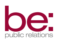 Logo der Firma be: public relations gmbh