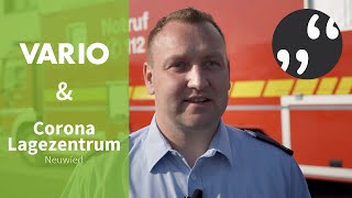 VARIO Warenwirtschaft im Einsatz: Corona-Lagezentrum in Neuwied