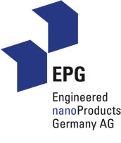 Logo der Firma EPG (Engineered nanoProducts Germany) AG