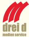 Logo der Firma drei d medien service GmbH