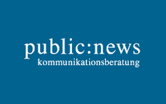 Logo der Firma public:news Agentur für Kommunikationsberatung GmbH