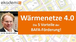 Wärmenetze 4.0: Die 5 Vorteile der BAFA-Förderung