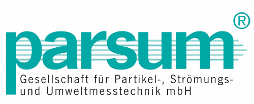 Logo der Firma Parsum Gesellschaft für Partikel-, Strömungs- und Umweltmeßtechnik mbH
