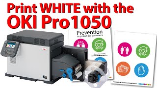 OKI Pro1050 - Print Labels with WHITE toner