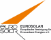 Firmenlogo EUROSOLAR e.V. Europäische Vereinigung für Erneuerbare Energien