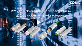 M12x1 feldkonfektionierbar Crimpanschluss