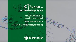 Digitale, variable Folienprägung mit dem K600i Inkjetdrucker