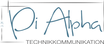 Logo der Firma Pi Alpha Technikkommunikation