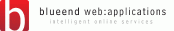 Firmenlogo blueend web:applications AG