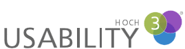 Logo der Firma Usability Hoch 3 GmbH