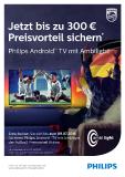 Bis zu 300 Euro sparen mit dem Philips TV Fußball-Preisvorteil