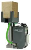 Compact system for liquid color dosing in plastic injection molding